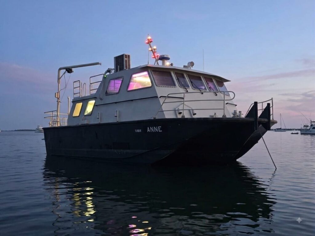 S/V Anne in water